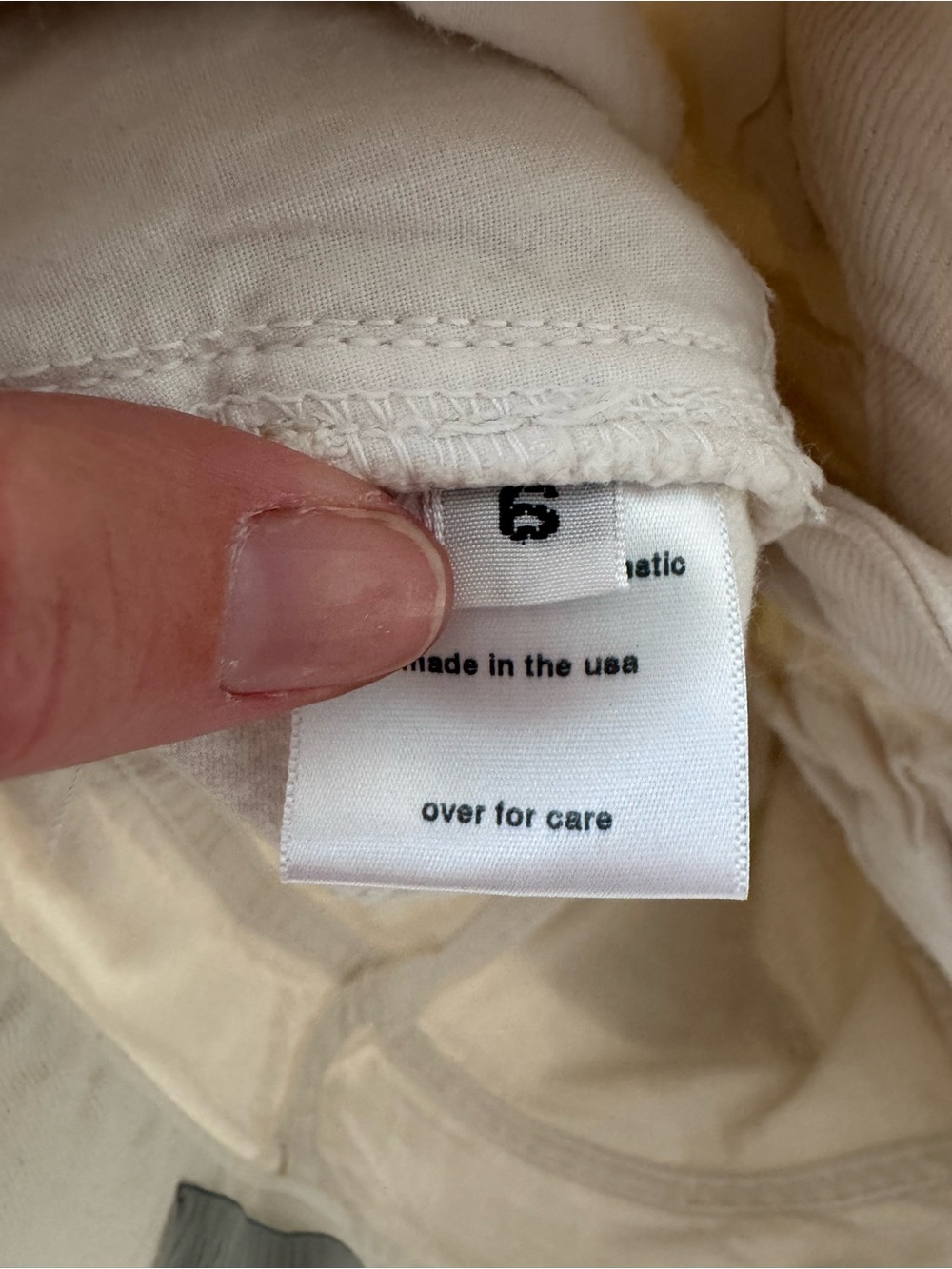 Rachel Comey Ivory High Rise Straight Crop Jeans 6 - Picture 5 of 6